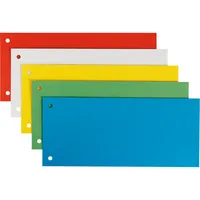 AKTION: LEITZ Trennstreifen 1679 farbsortiert, 180 g/qm Karton 24,0 x 10,5 cm, 25 St. mit Prämie nach Registrierung