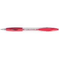 Bic Kugelschreiber Atlantis transparent/rot Mine 0,4mm Schreibfarbe rot 3086123001329 Bic
