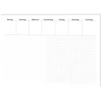 RNK Schreibunterlage Office 46616 weiß Office - Liniert & Kariert 60x42cm 4002871466165 RNK