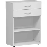 Geramöbel Regal Flex S-383600-L 3OH 3Böden 800x1.104x420mm lichtgrau