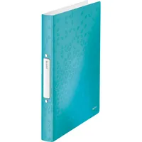 Leitz Ringbuch WOW WOW 4257-00-51, A4 2 Ringe 25mm Ring-Ø Polypropylen (PP) eisblau metallic 4002432106370 Leitz