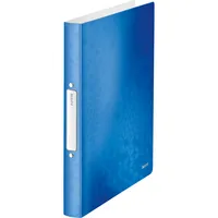 Leitz Ringbuch WOW WOW 4257-00-36, A4 2 Ringe 25mm Ring-Ø Polypropylen (PP) blau metallic 4002432106356 Leitz