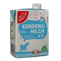 Gut und Günstig Kondensmilch 4Prozent 340g 4311501663714 Gut und Günstig 340 Gramm