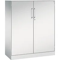 CP-Möbel Flügeltürenschrank Asisto 141032000S10153, abschließbar, 3 OH, lichtgrau, 100x131x43,5cm (BxHxT) 4060061311992 CP-Möbel