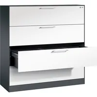 CP-Möbel Hängeregistraturschrank Asisto 146021413S10091 A4 3bahnig sgr/rws 4025314956702 CP-Möbel