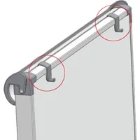 Franken Flipchart-Blockhalter A1070/132CH 4016946700061 Franken 2 Stück