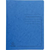 Exacompta Spiralhefter Colorspan 240222E, A4, blau, Karton, 355g, Vorderdeckel blau 3130632402228 Exacompta