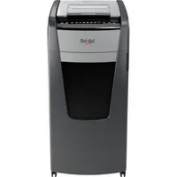 AKTION: Rexel Optimum AutoFeed+ 600X Aktenvernichter mit Partikelschnitt P-4, 4 x 28 mm, bis 600 Blatt, schwarz mit 120 Euro CashBack