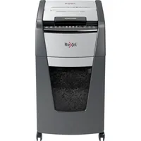 AKTION: Rexel Optimum AutoFeed+ 300X Aktenvernichter mit Partikelschnitt P-4, 4 x 26 mm, bis 300 Blatt, schwarz mit 60 Euro CashBack