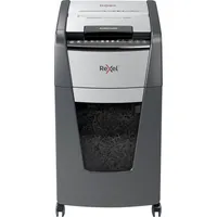 AKTION: Rexel Optimum AutoFeed+ 300M Aktenvernichter mit Partikelschnitt P-5, 2 x 15 mm, bis 300 Blatt, schwarz mit 70 Euro CashBack