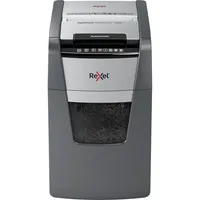 AKTION: Rexel Optimum AutoFeed+150X Aktenvernichter mit Partikelschnitt P-4, 4 x 28 mm, bis 150 Blatt, schwarz mit 40 Euro CashBack