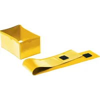 DURABLE Kennzeichnungstaschen gelb 59,6 x 7,5/14,5 x 7,5  cm, 50 St.