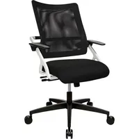 Topstar Bürodrehstuhl New S'move, schwarz / schwarz, mit Armlehnen, bis 110kg, ohne Kopfstütze 4014296718149 Topstar