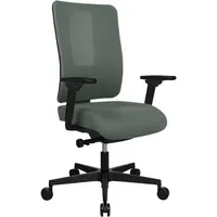 Topstar Bürodrehstuhl SITNESS® Life 50, graugrün / schwarz, mit Armlehnen, bis 110kg, ohne Kopfstütze 4014296820200 Topstar