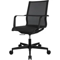 Topstar Bürodrehstuhl SITNESS Life 40, schwarz / schwarz, mit Armlehnen, bis 110kg, ohne Kopfstütze 4014296795737 Topstar