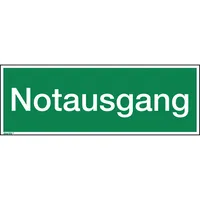 Hinweisschild 29,7 x 10,5 cm (B x H) Notausgang