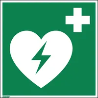 Hinweisschild grün/weiß
