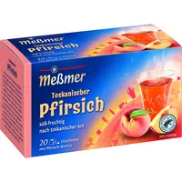 Messmer Tee Ländertee 105689, Toskanischer Pfirsich, in Beuteln 4002221038042 Messmer 20 Stück