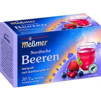Messmer Tee Ländertee 105688, Nordische Beeren, in Beuteln 4002221038028 Messmer 20 Stück