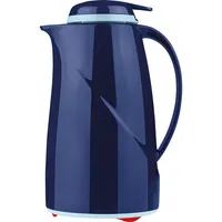 Helios Isolierkanne Wave Push 2934-008 1l dunkelblau 4006657229340 Helios