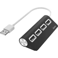 Hama USB-Hub 4 Ports 200119 USB-A 2.0, 480Mbit/s