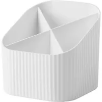 HAN Stiftehalter Re-X-LOOP weiß 100% Recyclingmaterial 4 Fächer 11,1 x 12,1 x 10,6 cm