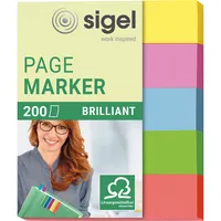 SIGEL Haftmarker Brillant 50 x 12 mm (B x H)