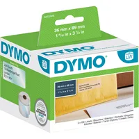 DYMO Original LabelWriter Adressetiketten (groß) | 36 mm x 89 mm | 12 Rollen mit je 130 leicht ablösbaren Etiketten (1.560 Etiketten) | selbstklebende Etiketten | für LabelWriter-Beschriftungsgerät