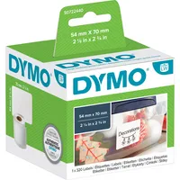 DYMO Original LabelWriter Mehrzwecketiketten | 54 mm x 70 mm | Rolle mit 320 leicht ablösbaren Etiketten | selbstklebend | für LabelWriter Etikettendrucker und Beschriftungsgerät