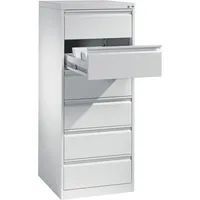 CP Acurado Karteischrank lichtgrau 6 Schubladen 55,3 x 59,0 x 135,7 cm, 1 St.