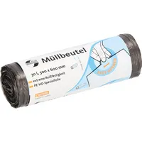 Soennecken Müllsäcke 445011080, grau, 30 Liter, extrastark 4003969090651 Soennecken 50 Stück