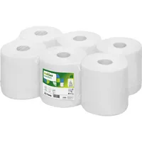 Wepa Rollenhandtücher Satino Comfort 317040, Innenabrollung, 1-lagig, hochweiß, Papier 4000735826711 Wepa 6 Stück