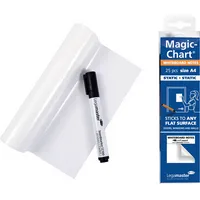 Legamaster Magic Chart Whiteboard 20 x 30 cm, blanko, haftet ohne Kleber, 8713797081276 Legamaster 25 Stück