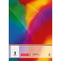 Brunnen Schulheft 10-4490302, Lineatur 3 / Schreiblern-Lineatur / keine, A4, 80g, regenbogen, 16 Blatt / 32 Seiten 4003273593374 Brunnen 16 Blatt