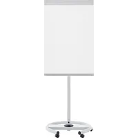 Magnetoplan Flipchart Junior Plus mobil, 12269F14, 68x95cm (BxH), lichtgrau, mit Rollen, mit 2 Seitenarmen 4013695030715 Magnetoplan