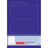 Brunnen Hausaufgabenheft 10-46814 / liniert / keine, A5, 70g, blau, 48 Blatt / 96 Seiten 4003273122413 Brunnen 48 Blatt