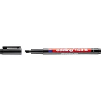 Edding Folienstift 143 B schwarz 1-3 mm permanent 4004764001163 Edding