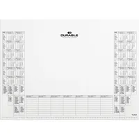 Durable Kalenderschreibunterlage 7291 2 Jahresübersicht 57x40,5cm ab 2023 4005546701158 Durable 7292 02 25 Blatt
