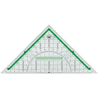 M+R Kunststoff-Geometriedreieck Green Line 723230810 glasklar 22cm 4004627394715 M+R