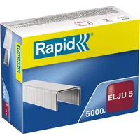 Rapid Heftklammern Elju5 53/8, 31070513, Stahldraht verzinkt, Heftleistung 40 Blatt max. 4004073705134 Rapid 5000 Stück