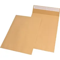 MailMedia Faltentaschen 30007039, C4, ohne Fenster, haftklebend, 40mm-Falte, 120g, braun 4018529004245 MailMedia 100 Stück