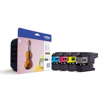 Brother Original XL-Tintenpatronen LC-127 (schwarz, cyan, magenta, gelb) im Value-Pack (für Brother DCP-J4110DW, MFC-J4410DW, MFC-J4510DW, MFC-J4610DW, MFC-J4710DW), XXL