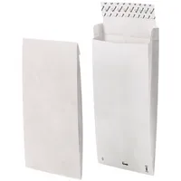 Bong Faltentaschen Tyvek Pocket 00011842, B4a, ohne Fenster, haftklebend, 38mm-Falte, reißfest, wasserfest, 55g, weiß 4040134015682 B