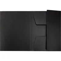 Leitz Jurismappe Recycle 3906-00-95, A4 schwarz Recyclingkarton 430g, mit 3 Einschlagklappen 4002432128044 Leitz