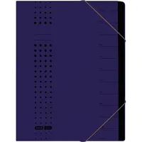 Elba Ordnungsmappe chic 400002023, 1-7, blau, A4, 7 Fächer 4002030047716 Elba