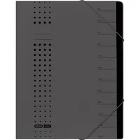 Elba Ordnungsmappe chic 400001999, 1-7, anthrazit, A4, 7 Fächer 4002030047709 Elba