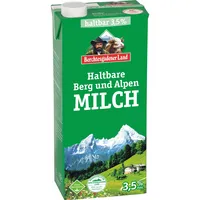 Berchtesgadener H-Milch Berg und Alpen 21195, 3,5% Fett, 12x 1 Liter, im Tetrapack 4101530002482 Berchtesgadener 12 Stück