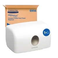 Kimberly-Clark Falthandtuchspender 6956 Aquarius, weiß, 200 Tücher 5027375045462 Kimberly-Clark