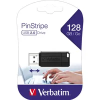 Verbatim USB-Stick Pin Stripe USB 2.0 128 Gbyte