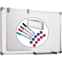 Maul Whiteboard 2000 MAULpro Komplett-Set, 6309284, 90x60cm, kunststoffbeschichtet, Aluminiumrahmen 4002390032483 Maul
